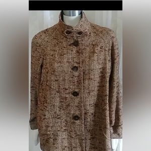 J. Jill Tweed Jacket/Blazer Size XL